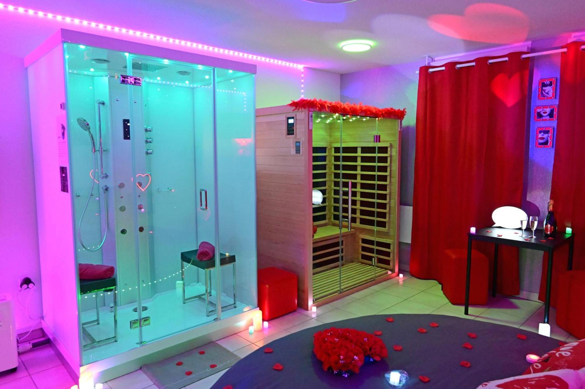 Love Room A Deux Pas De L'Ocean Avec Hammam, Sauna Et Bain A 2 :-) 비스카로세 외부 사진