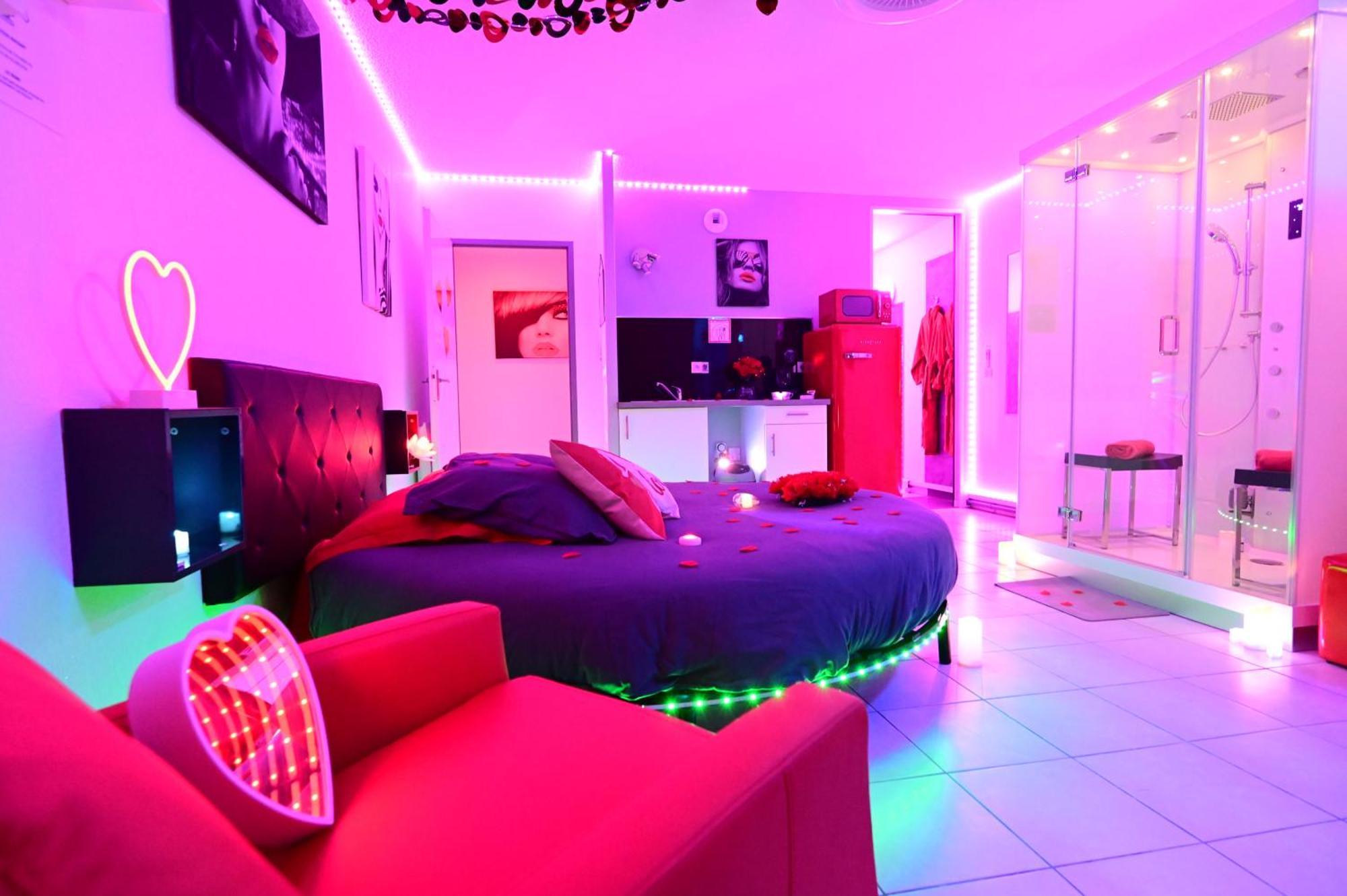 Love Room A Deux Pas De L'Ocean Avec Hammam, Sauna Et Bain A 2 :-) 비스카로세 외부 사진