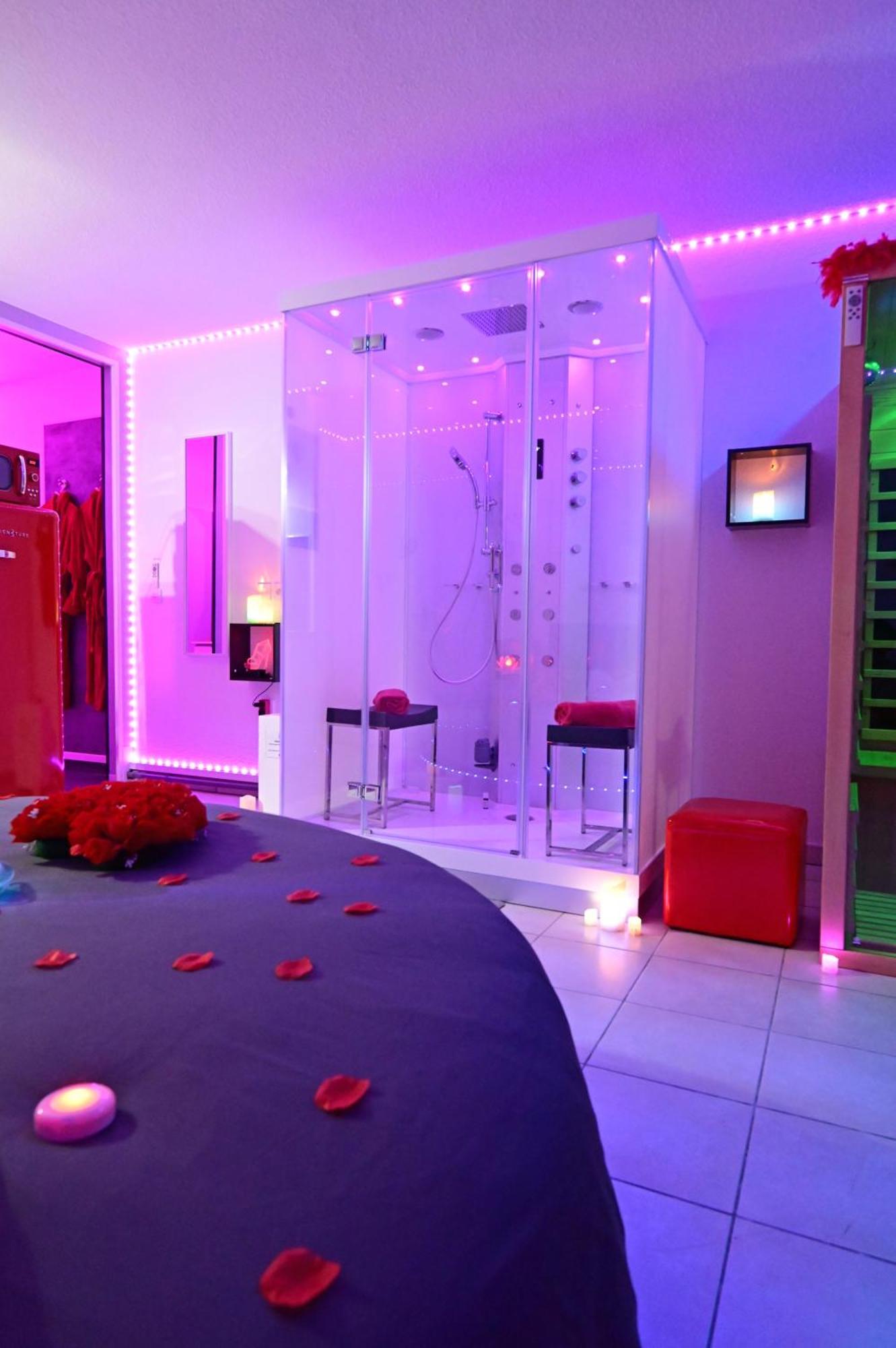 Love Room A Deux Pas De L'Ocean Avec Hammam, Sauna Et Bain A 2 :-) 비스카로세 외부 사진