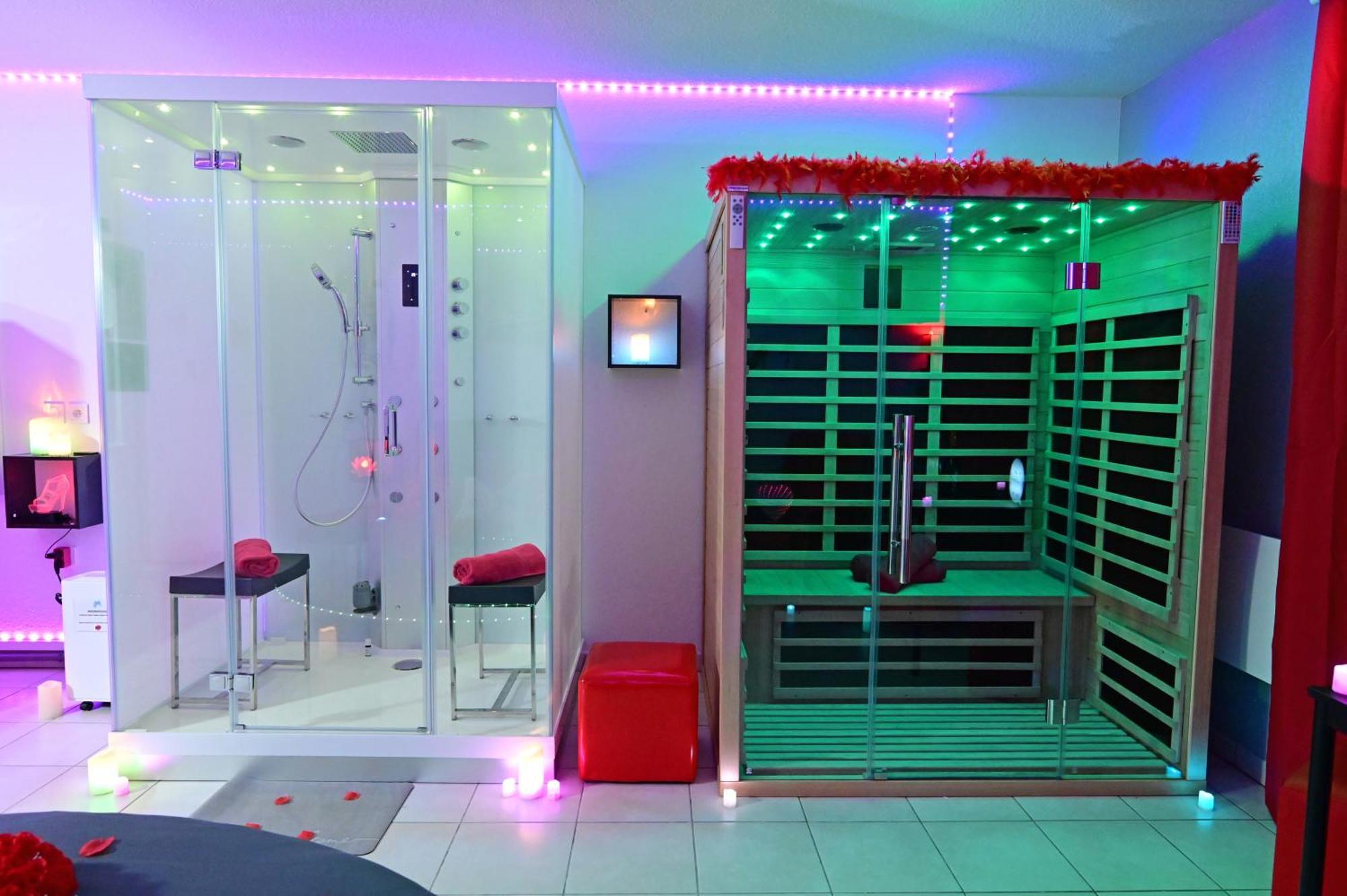 Love Room A Deux Pas De L'Ocean Avec Hammam, Sauna Et Bain A 2 :-) 비스카로세 외부 사진